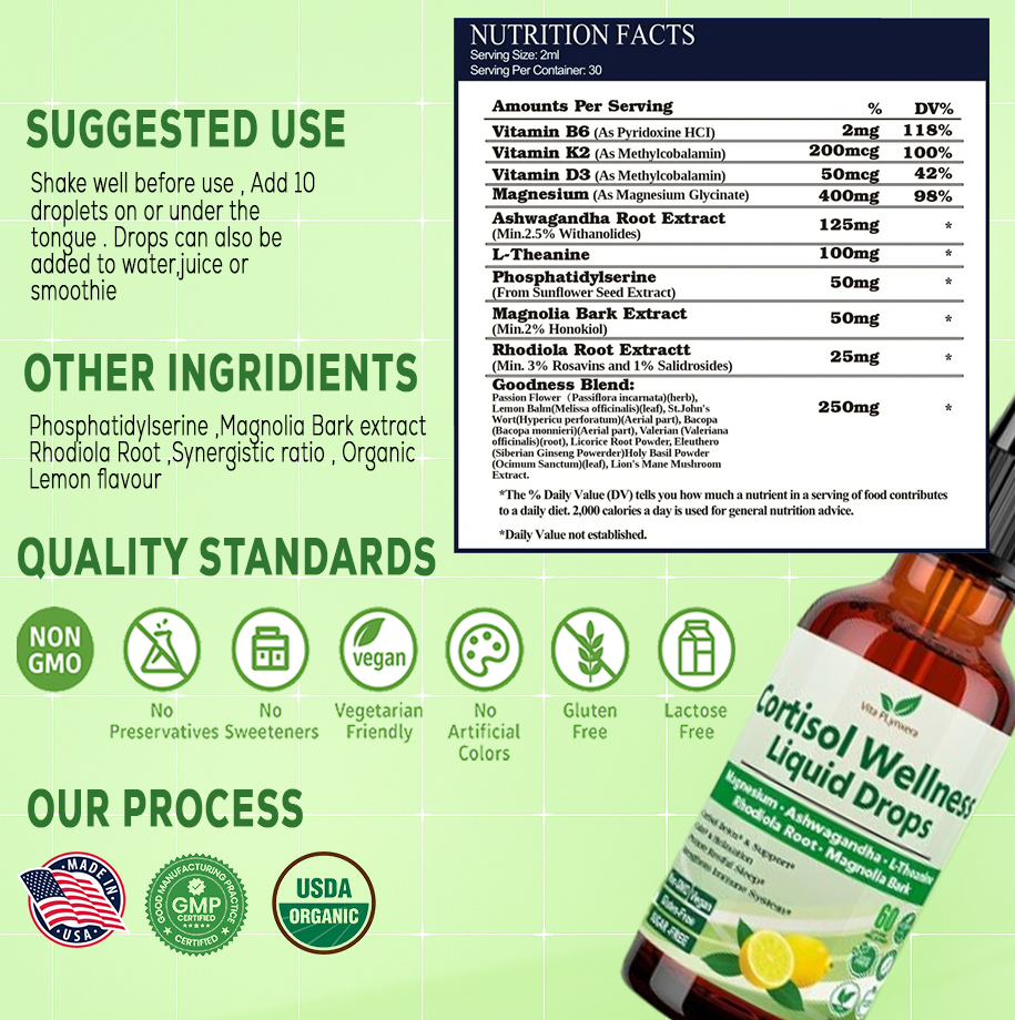 Nuveezy 17-in-1 Cortisol wellness Drops